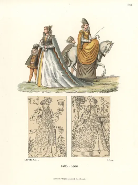 Framed Print : Noble women of Senez, Provence, and German Framed Print : Noble women of Senez, Provence, and German