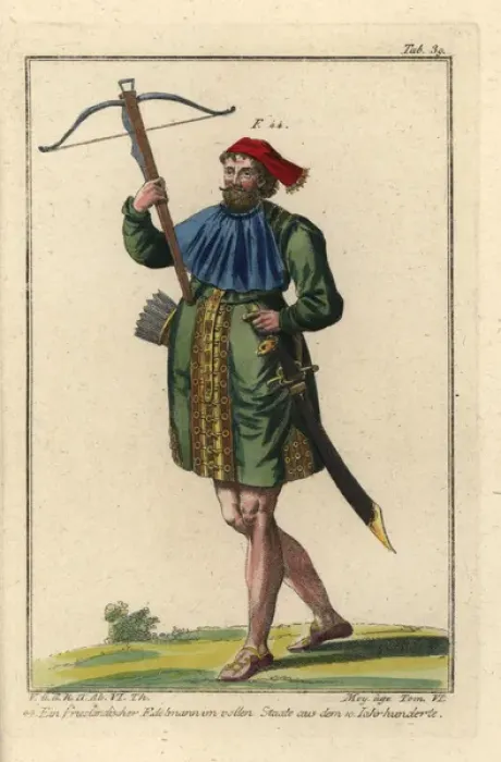 Framed Print : A nobleman from Friesland in full dress Framed Print : A nobleman from Friesland in full dress