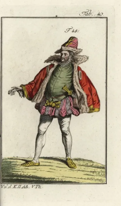 Framed Print : Nobleman of Meissen, 1577 Framed Print : Nobleman of Meissen, 1577