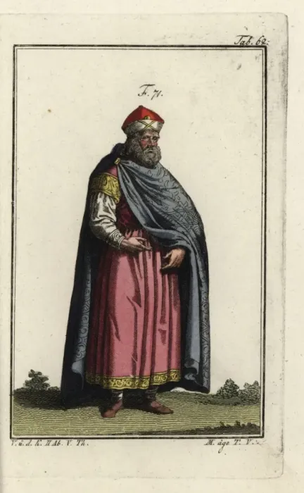 Framed Print : Nobleman of Venice in the early century of Framed Print : Nobleman of Venice in the early century of