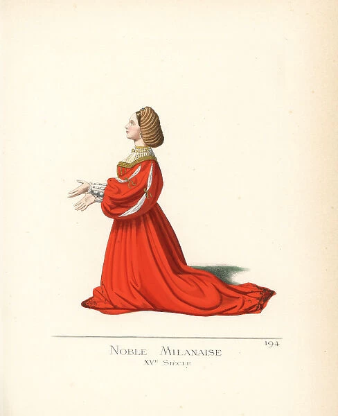 Noblewoman of Milan, 15th century