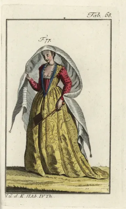 Framed Print : Noblewoman of Venice, 1581 Framed Print : Noblewoman of Venice, 1581