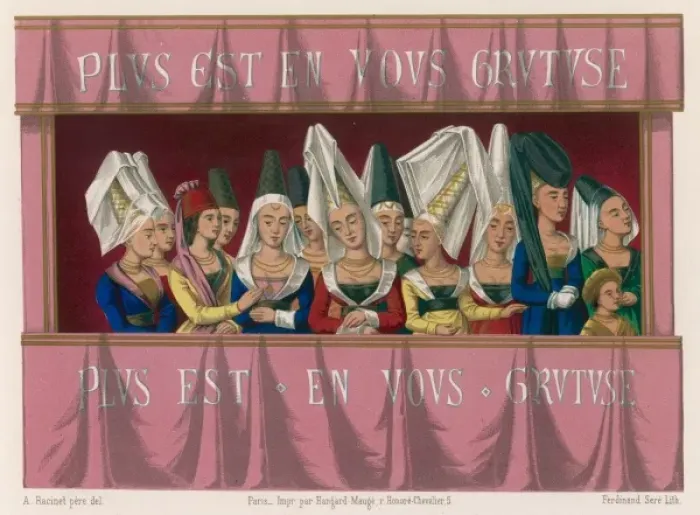 Framed Print : Noblewomen at Tournament Framed Print : Noblewomen at Tournament