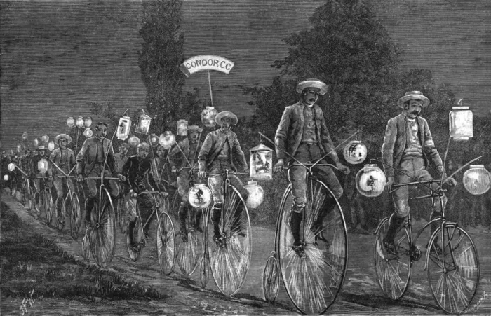 Framed Print : Nocturnal Cycle Rally Framed Print : Nocturnal Cycle Rally
