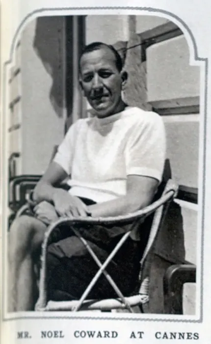 Framed Print : Noel Coward at Cannes Framed Print : Noel Coward at Cannes