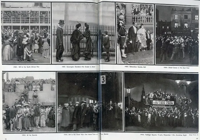 Framed Print : Noel Coward's Cavalcade was a thirty-year retrospect of England in peace and war. It ran at the Theatre Royal, Drury Lane between October 1931 and September 1932 and had a cast and crew of over 400 individuals. Date: circa 1931 Framed Print : Noel Coward's Cavalcade was a thirty-year retrospect of England in peace and war. It ran at the Theatre Royal, Drury Lane between October 1931 and September 1932 and had a cast and crew of over 400 individuals. Date: circa 1931