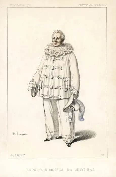 Framed Print : Noel-Edouard Bardou as Duportal in L Homme Grave, 1846 Framed Print : Noel-Edouard Bardou as Duportal in L Homme Grave, 1846