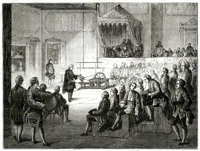 Framed Print : NOLLET LECTURES 1754 Framed Print : NOLLET LECTURES 1754