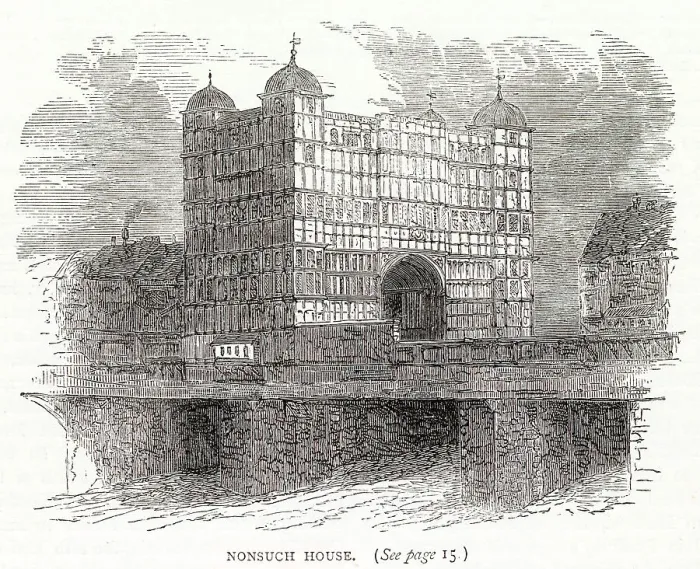 Framed Print : Nonsuch House on London Bridge Framed Print : Nonsuch House on London Bridge