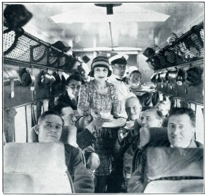 Framed Print : Norah Blaney serving tea on an Imperial Airways flight Framed Print : Norah Blaney serving tea on an Imperial Airways flight