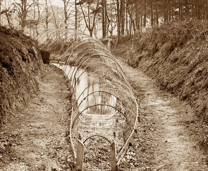 Framed Print : Norfolk Broads Bow Net Victorian period Framed Print : Norfolk Broads Bow Net Victorian period