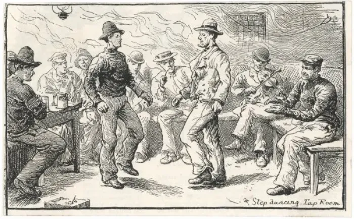 Framed Print : Norfolk Step-Dancing Framed Print : Norfolk Step-Dancing