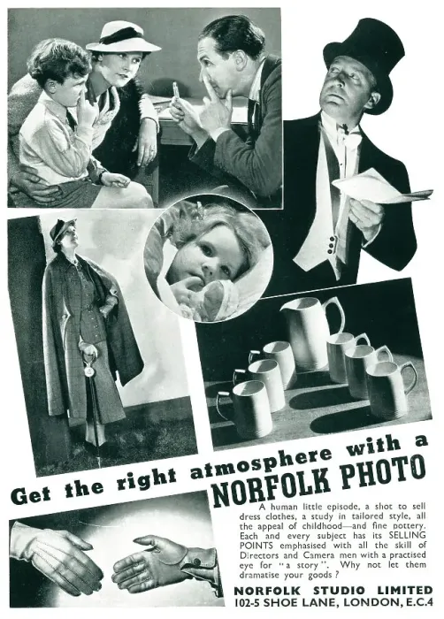 Framed Print : Norfolk Studio Advertisement Framed Print : Norfolk Studio Advertisement