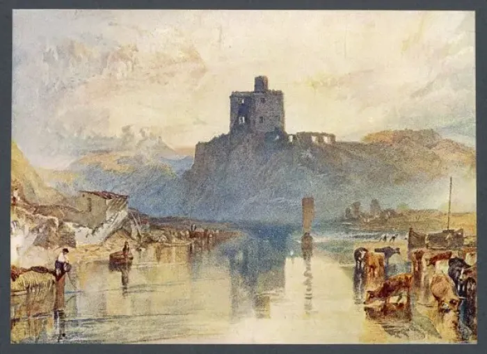 Framed Print : Norham Castle  /  Turner