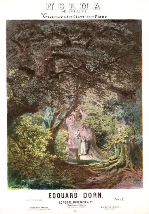 Framed Print : Norma de Bellini - Music Sheet Cover Framed Print : Norma de Bellini - Music Sheet Cover