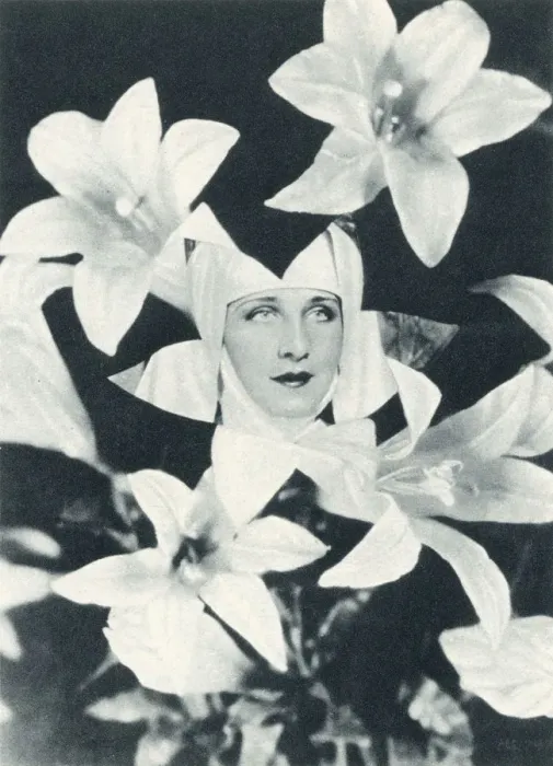 Framed Print : Norma Shearer among the Lilies - Screen Celebrities - from a New Angle Framed Print : Norma Shearer among the Lilies - Screen Celebrities - from a New Angle