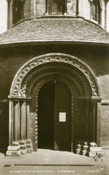 Framed Print : The Norman Doorway - Round Church, Cambridge Framed Print : The Norman Doorway - Round Church, Cambridge