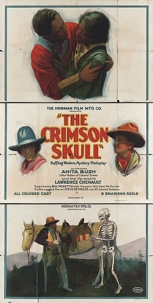 The Norman Film M F G Co. presents the crimson skull Bafflin