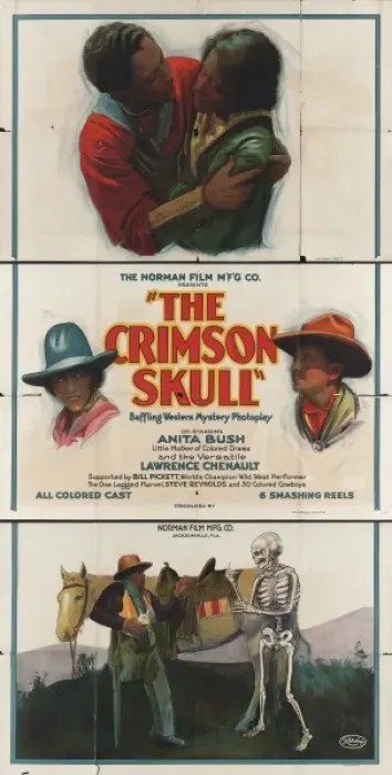 Framed Print : The Norman Film M F G Co. presents the crimson skull Bafflin Framed Print : The Norman Film M F G Co. presents the crimson skull Bafflin
