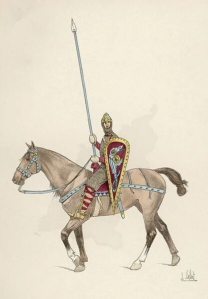 NORMAN SOLDIER ON HORSE