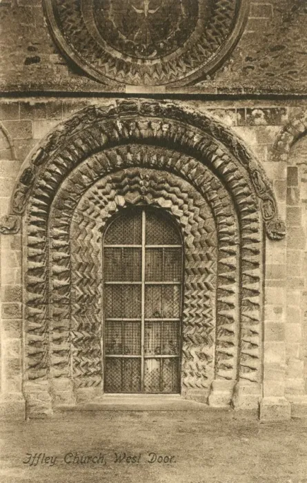Framed Print : The Norman West Door at Iffley Church Framed Print : The Norman West Door at Iffley Church