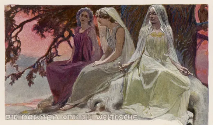 Framed Print : The Norns are the equivalent of the Fates Framed Print : The Norns are the equivalent of the Fates