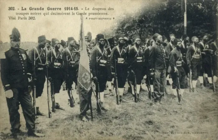Framed Print : North African French Colonial Troops - WWI Framed Print : North African French Colonial Troops - WWI