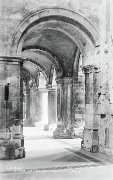 Framed Print : North Aisle of St. Bartholomew the Great Framed Print : North Aisle of St. Bartholomew the Great