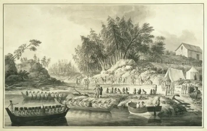 Framed Print : North America. Expedition of Malaspina (1789-1794) Framed Print : North America. Expedition of Malaspina (1789-1794)