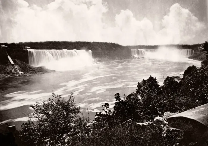 Framed Print : North America - Niagara Falls from Canada, Canadian side Framed Print : North America - Niagara Falls from Canada, Canadian side
