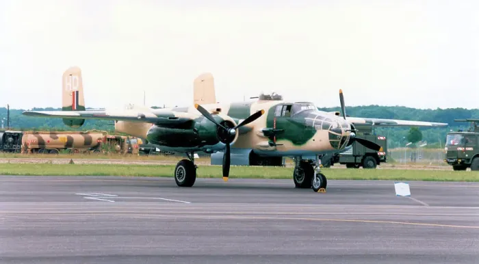 Framed Print : North American B-25J Mitchell F-AZID