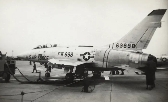 Framed Print : North American F-100 Super Sabre Framed Print : North American F-100 Super Sabre