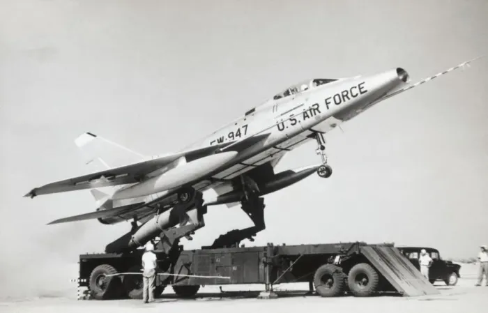 Framed Print : North American F-100 Super Sabre Framed Print : North American F-100 Super Sabre