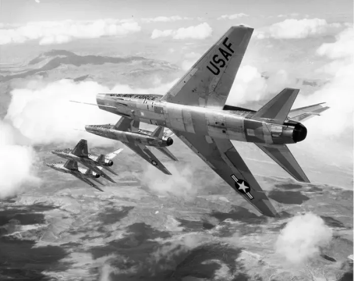 Framed Print : North American F-100C Super Sabres Framed Print : North American F-100C Super Sabres