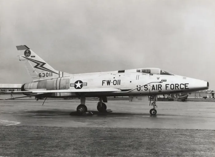 Framed Print : North American F-100D Super Sabre Framed Print : North American F-100D Super Sabre