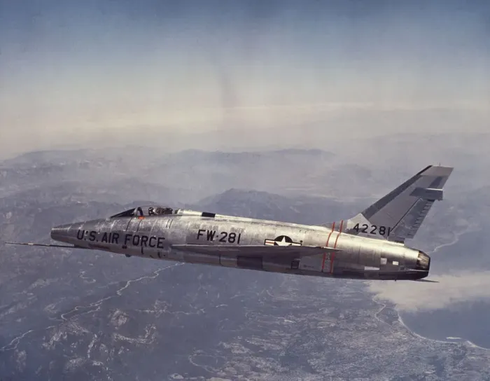 Framed Print : North American F-100D Super Sabre Framed Print : North American F-100D Super Sabre