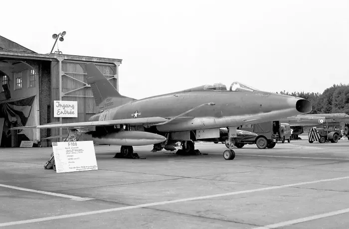 Framed Print : North American F-100D Super Sabre 56-3390 Framed Print : North American F-100D Super Sabre 56-3390