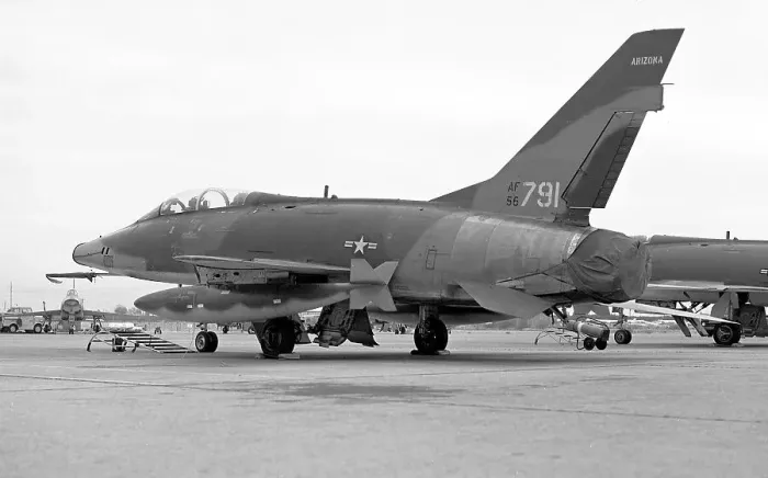 Framed Print : North American F-100F Super Sabre 56-3791 Framed Print : North American F-100F Super Sabre 56-3791
