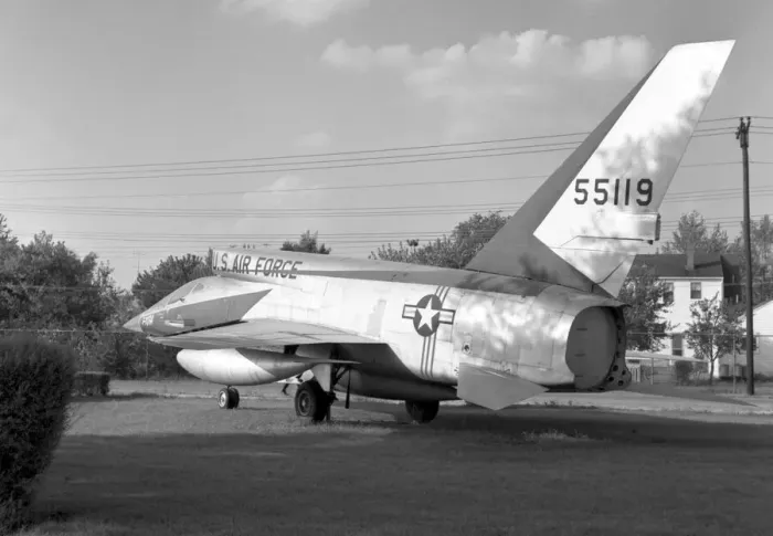 Framed Print : North American F-107A-NA 55-5119 Framed Print : North American F-107A-NA 55-5119
