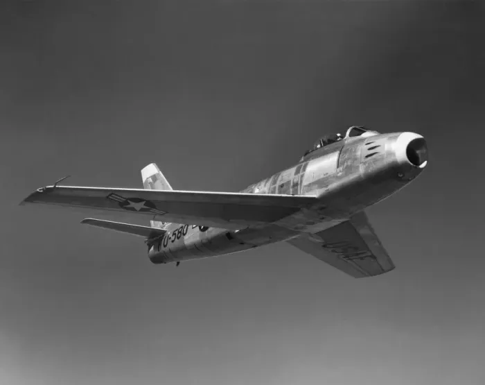 Framed Print : North American F-86 Sabre