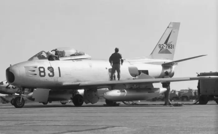 Framed Print : North American F-86 Sabre