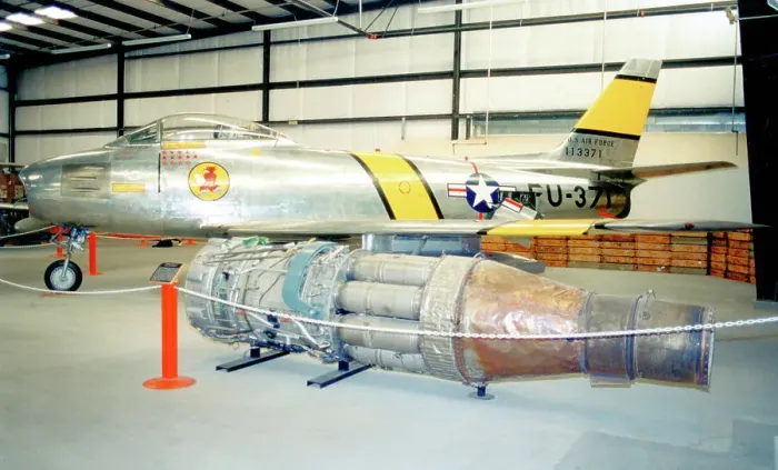 Framed Print : North American F-86F Sabre 51-13371, with J47 engine Framed Print : North American F-86F Sabre 51-13371, with J47 engine