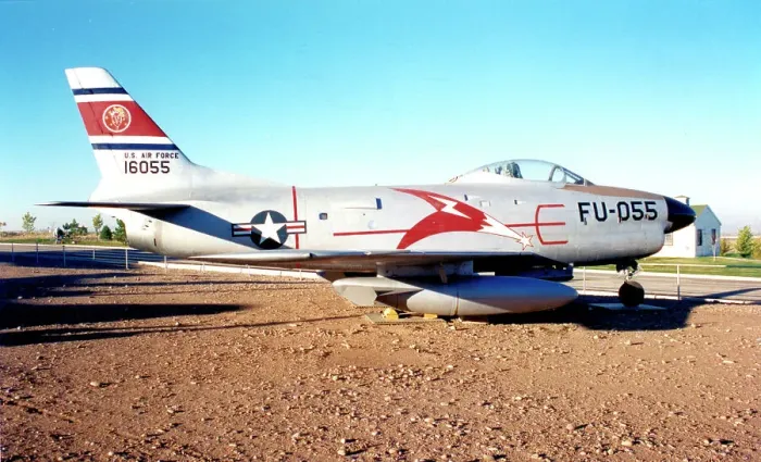 Framed Print : North American F-86L Sabre 51-6055 Framed Print : North American F-86L Sabre 51-6055