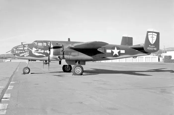 Framed Print : North American Mitchell N8195H / 44-30748 Framed Print : North American Mitchell N8195H / 44-30748