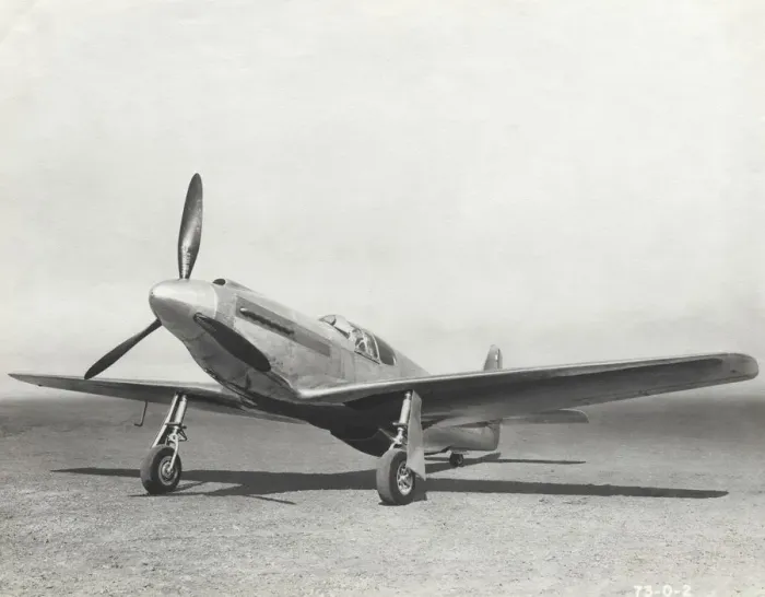 Framed Print : North American NA-73X Prototype Mustang