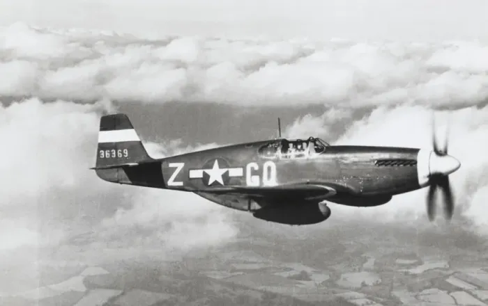 Framed Print : North American P-51B Mustang
