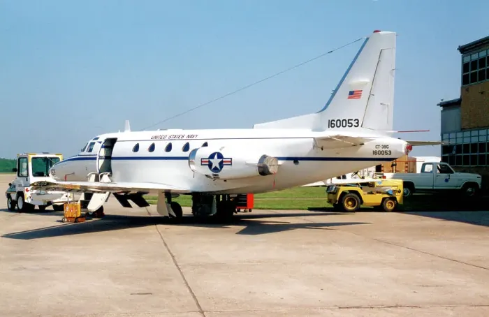 Framed Print : North American Rockwell CT-39G Sabreliner 160053 Framed Print : North American Rockwell CT-39G Sabreliner 160053