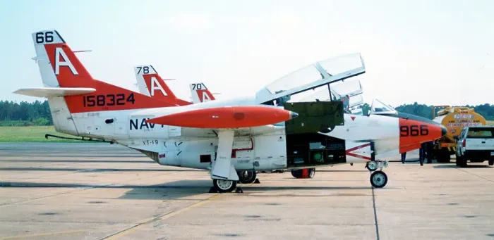 Framed Print : North American Rockwell T-2C Buckeye 158324 Framed Print : North American Rockwell T-2C Buckeye 158324
