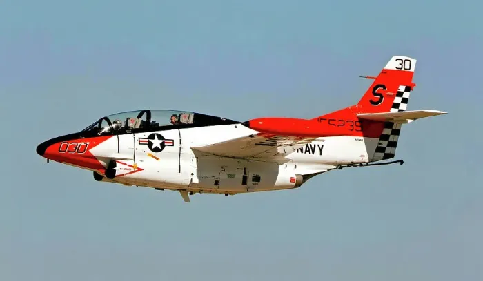Framed Print : North American Rockwell T-2C Buckeye N27WS - 155239 Framed Print : North American Rockwell T-2C Buckeye N27WS - 155239