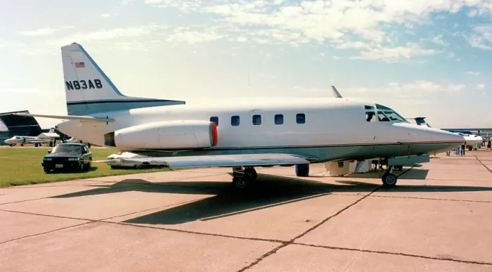 Framed Print : North American Sabreliner N83AB Framed Print : North American Sabreliner N83AB